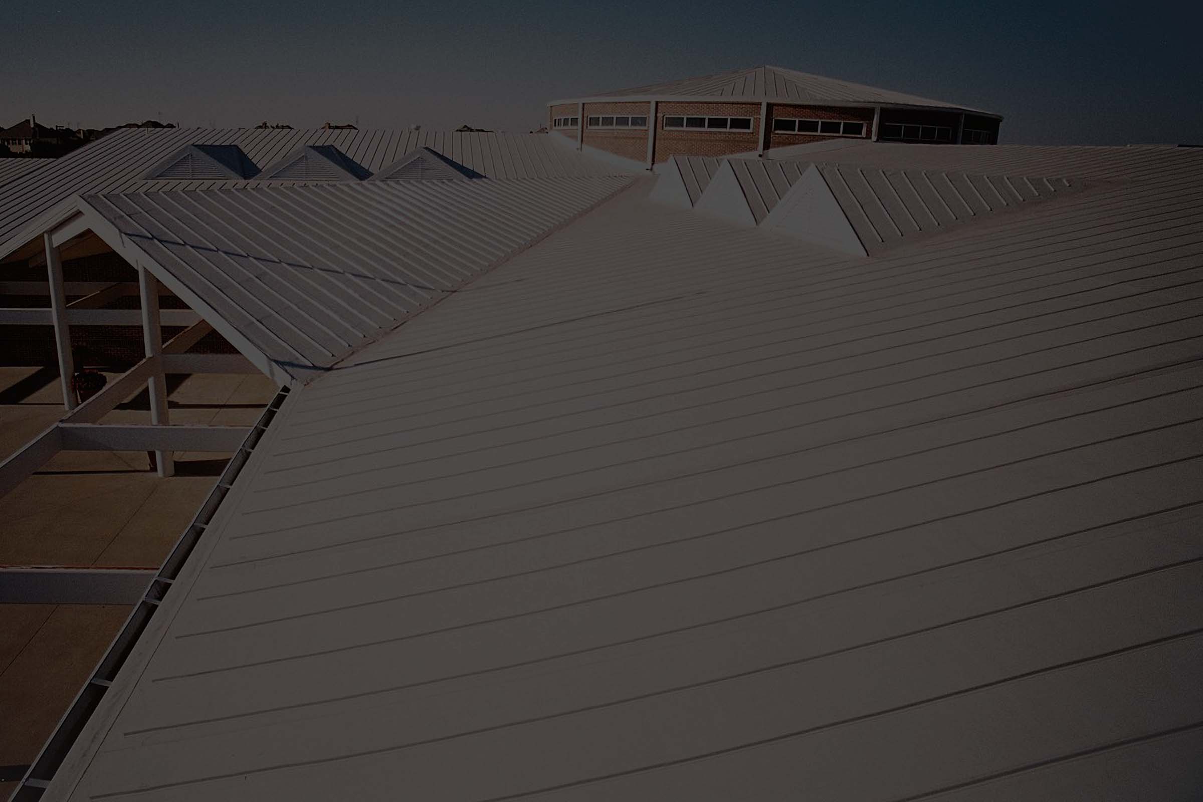 Cool roof coating on school roof